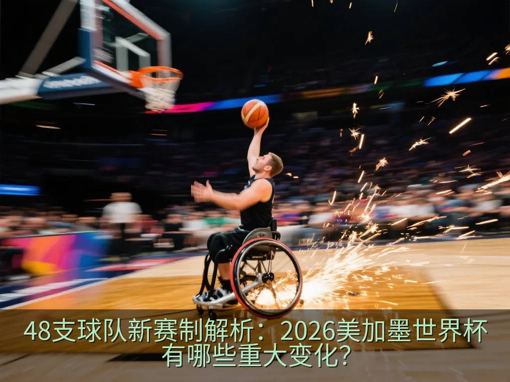 黄昏下宏伟的现代化足球场内景，体现世界杯大赛的浩大声势